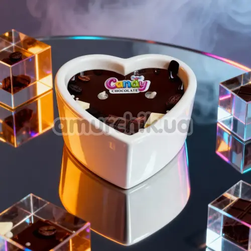 Свеча для массажа Candy Heart Chocolate - шоколад, 70 мл