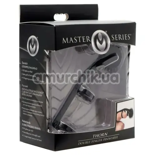 Колесо Вартенберга Master Series Thorn Double Finger Pinwheel, чорне