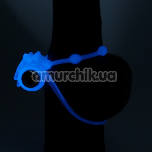 Виброкольцо для члена Lumino Play Vibrating Penis Ring LV343216, светящееся в темноте