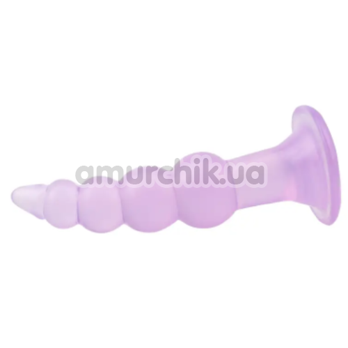 Анальна пробка Hi-Rubber Bumpy Butt Plug, фіолетова