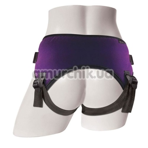 Трусики для страпона Sportsheets Lush Strap On, фиолетовые
