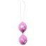Вагинальные шарики Twin Balls, розовые - Фото №1