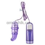 Клиторальный вибратор Grrl Toyz Grape Punch Swirl Spot Lollipop, фиолетовый - Фото №1