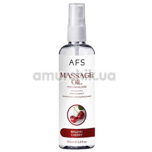 Масажна олія AFS Massage Oil Cherry - вишня, 100 мл - Фото №1