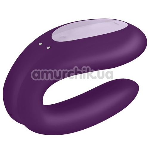 Вибратор Satisfyer Double Joy Partner Vibrator, фиолетовый