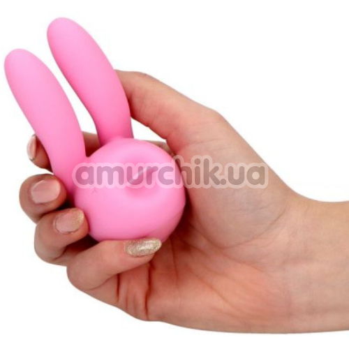 Кліторальний вібратор Femme Toys Funny Bunny, рожевий