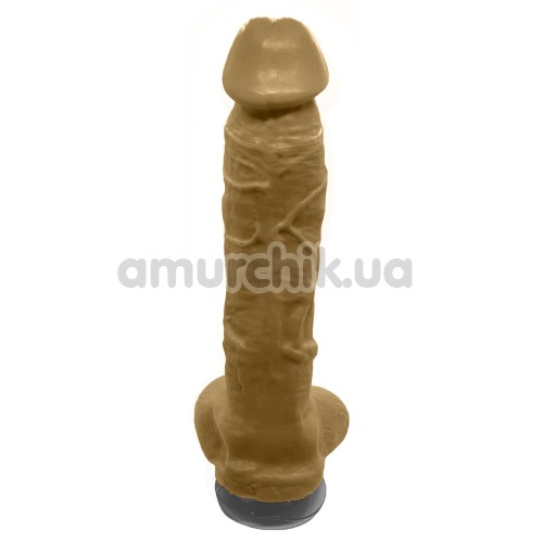 Мило у вигляді пеніса з присоскою Чистий Кайф XL, коричневе