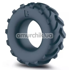 Эрекционное кольцо для члена Boners Tire Cock Ring, синее - Фото №1