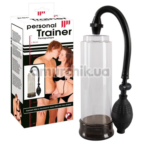 Вакуумная помпа Personal Trainer Penispumpe, черная
