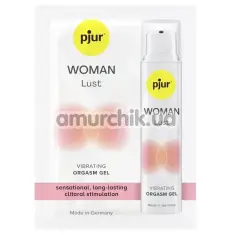 Возбуждающий гель с эффектом вибрации Pjur Woman Lust, 1.5 мл - Фото №1