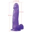 Фаллоимитатор Jelly Studs Large, фиолетовый - Фото №6