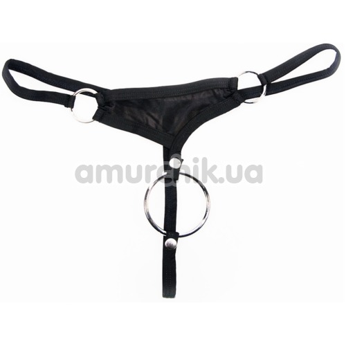 Трусы мужские с эрекционным кольцом Svenjoyment Underwear 2021701, черные - Фото №1