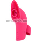 Вібратор на палець Sweet Smile Licking and Pulsating Finger Stimulator, рожевий - Фото №1