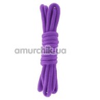 Мотузка sLash Bondage Rope Purple 3м, фіолетова - Фото №1
