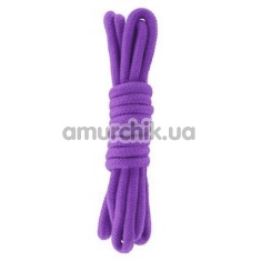 Веревка sLash Bondage Rope Purple 3м, фиолетовая - Фото №1