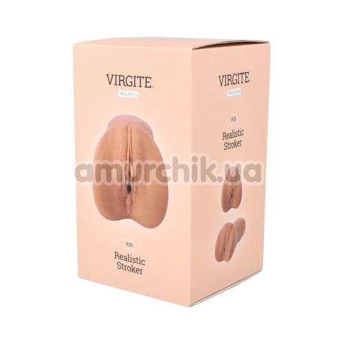 Искусственная вагина Virgite Realistic Stroker R20, телесная