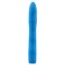 Вибратор Neon Luv Touch Ribbed Slims голубой - Фото №1