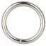 Эрекционное кольцо Silver Ring Medium, серебряное - Фото №1