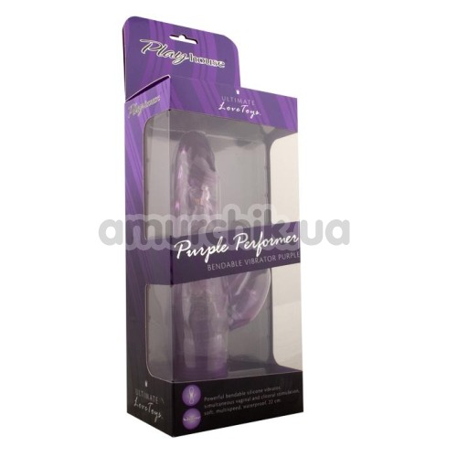 Вибратор Purple Performer Bendable Vibrator, фиолетовый