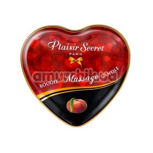 Масажна свічка Plaisir Secret Paris Bougie Massage Peach - персик, 35 мл