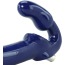 Безремневой страпон с вибрацией UStrap Revolver II Vibrating Strapless Strap On Dildo, синий - Фото №5