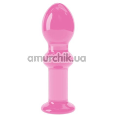 Анальная пробка Love Toy Glass Romance Dildo GS14, розовая - Фото №1