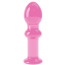 Анальна пробка Love Toy Glass Romance Dildo GS14, рожева - Фото №1