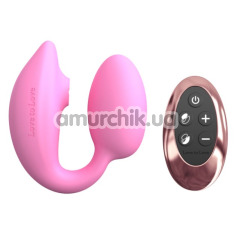 Симулятор орального сексу з віброяйцем Love To Love Wonderlover, рожевий - Фото №1