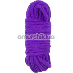 Мотузка для бондажу DS Fetish 10 M, фіолетова - Фото №1