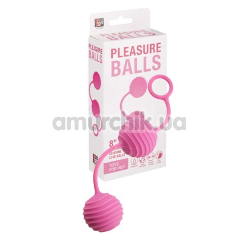 Вагинальные шарики Pleasure Balls, розовые