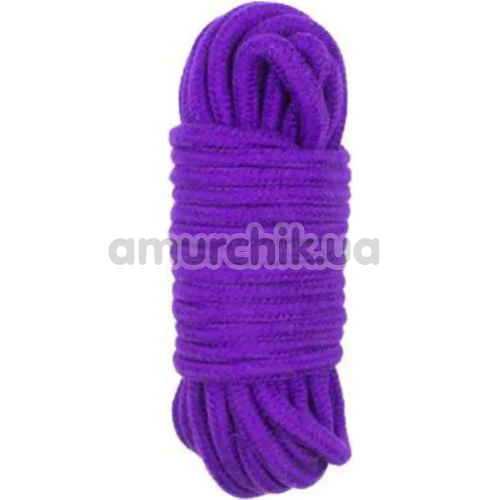 Веревка для бондажа DS Fetish 10 M, фиолетовая