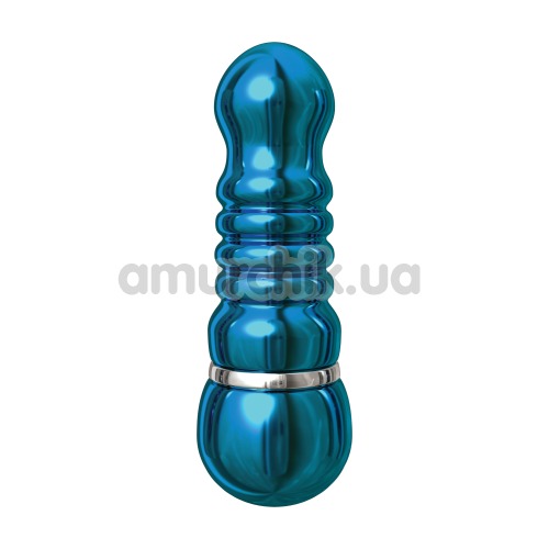 Вибратор Pure Aluminium Small, голубой - Фото №1