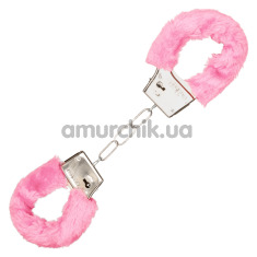 Наручники Playful Furry Cuffs, розовые - Фото №1