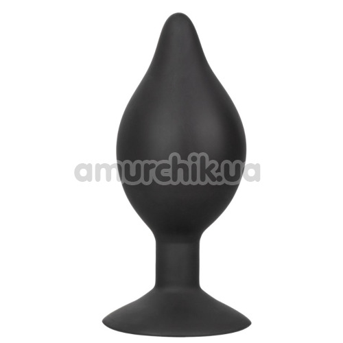 Анальный расширитель Large Silicone Inflatable Plug L, черный