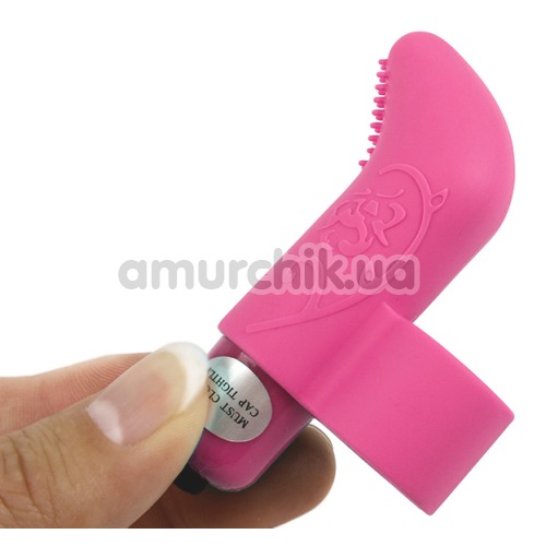Насадка на палець з вібрацією MisSweet Finger Vibe, рожева