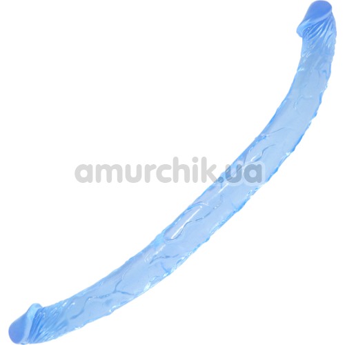 Двокінцевий фалоімітатор Double Dong, 44 блакитний