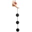 Вагинальные шарики Master Series XXL Triple Silicone Beads, черные - Фото №2