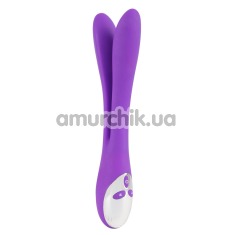 Вібратор Sweet Smile Bendable Double Vibrator, фіолетовий - Фото №1