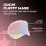 Маска на глаза Ouch! Fluffy Blindfold, разноцветная - Фото №5