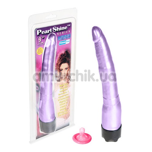 Анальный вибратор Pearl Shine 9, фиолетовый