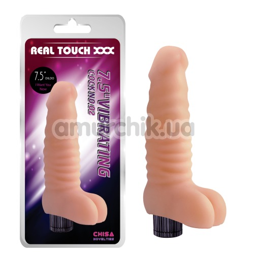 Вибратор Real Touch XXX No.02 7.5, телесный