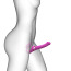 Безремневий страпон із вібрацією Strap-On-Me Multi Orgasm Bendable Strap-On M, рожевий - Фото №5
