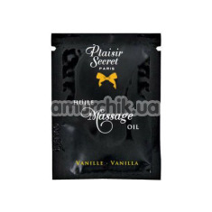 Масажна олія Plaisirs Secrets Paris Huile Massage Oil Vanilla - ваніль, 3 мл - Фото №1