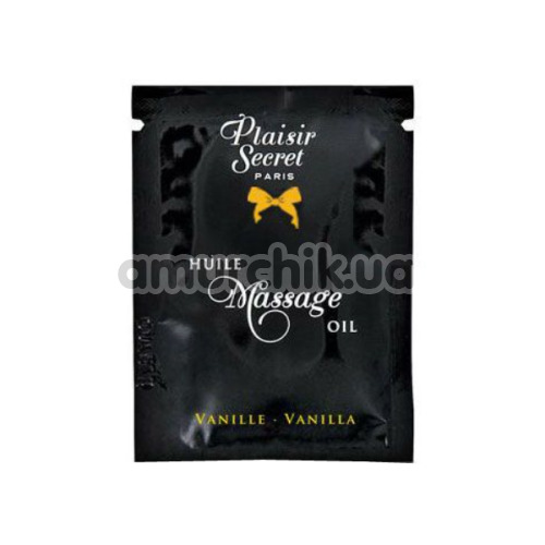 Масажна олія Plaisirs Secrets Paris Huile Massage Oil Vanilla - ваніль, 3 мл