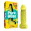 Мыло в виде пениса с присоской Pure Bliss Big, желтое - Фото №5