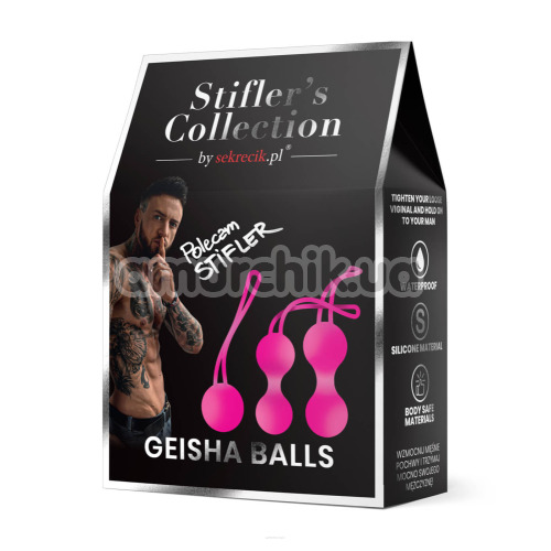 Набор вагинальных шариков Stifler's Collection Geisha Balls, розовый