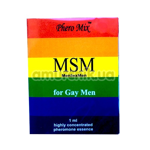 Концентрат феромонів MSM For Gay Men для чоловіків, 1 мл - Фото №1