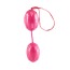 Вагінальні кульки з вібрацією Buzz, рожеві - Фото №2