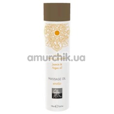 Масажна олія Shiatsu Massage Oil Erotic Jasmin & Argan Oil - жасмин і арганова олія, 100 мл - Фото №1