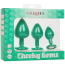 Набор анальных пробок Cheeky Gems, зеленый - Фото №16